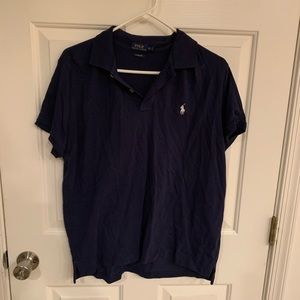 💛 blue polo shirt